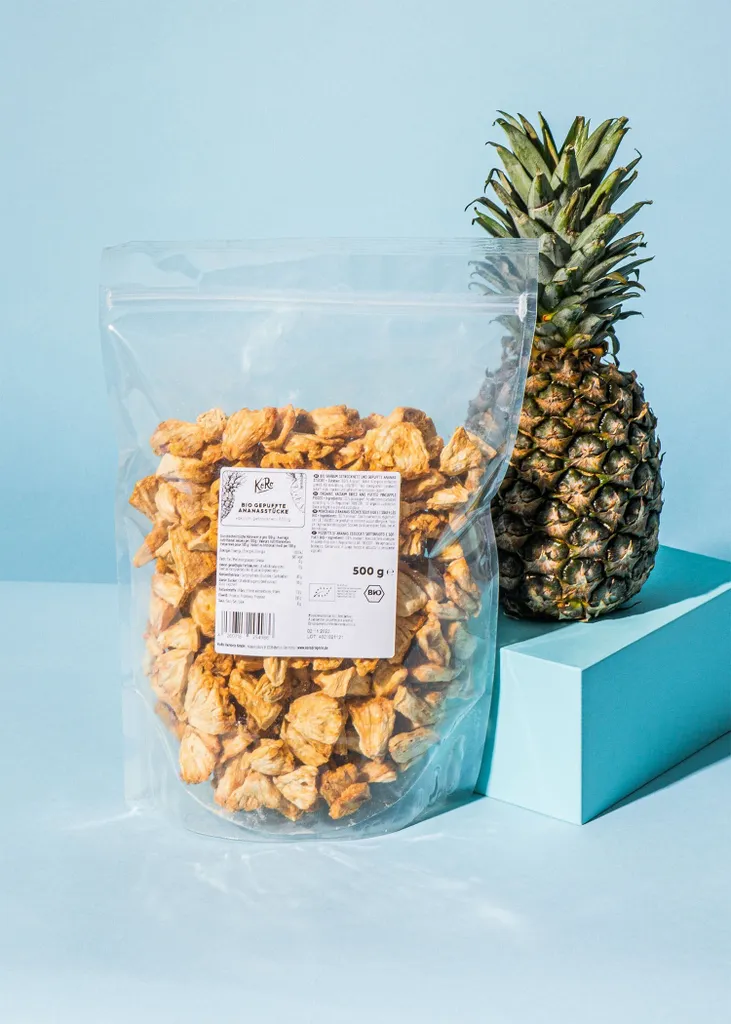 KoRo I Puffed pineapple pieces 500 g