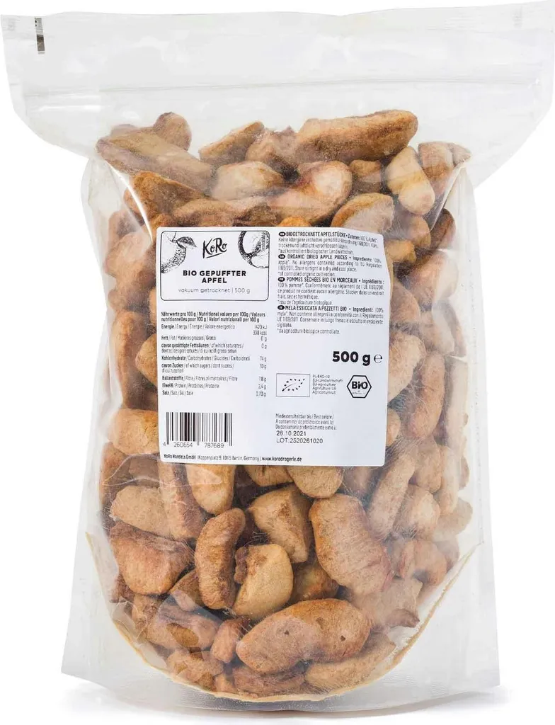 KoRo I Puffed Apple 500 g