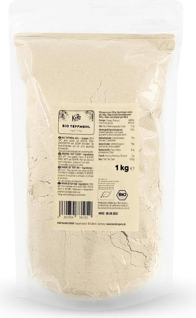 KoRo I Light Teff Flour 1 kg 1000g