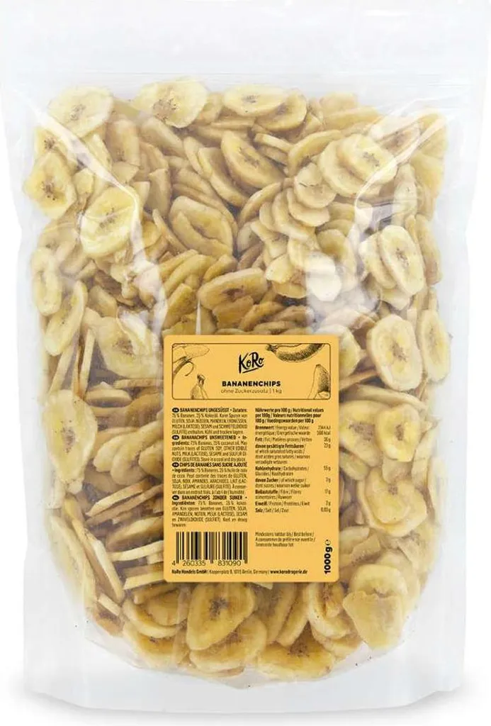 KoRo I Plantain Chips without added sugar 1 kg 1000g