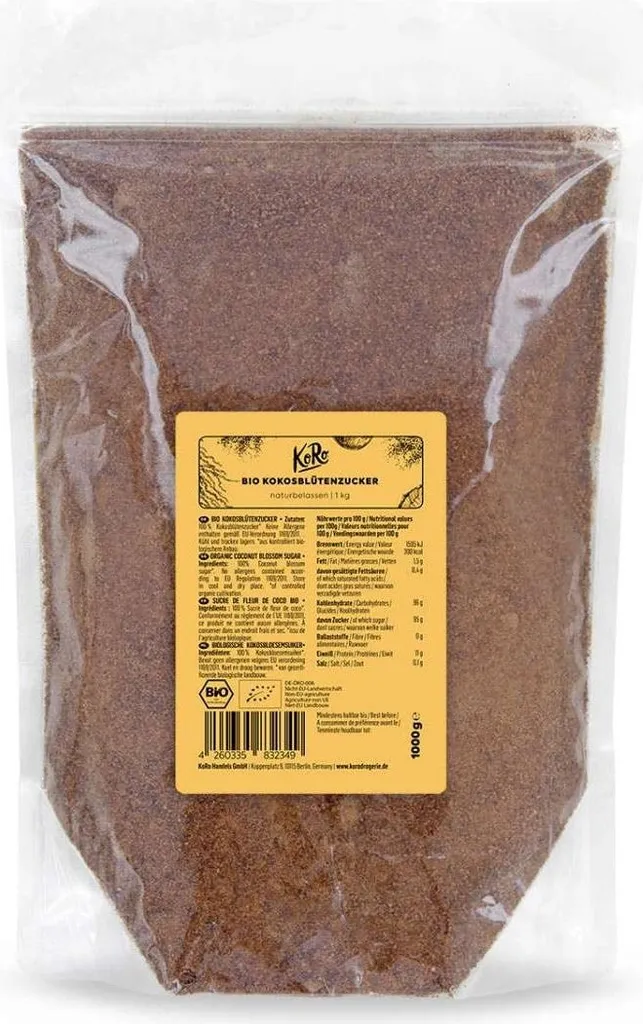 KoRo I coconut blossom sugar 1 kg 1000g