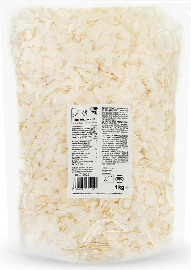 KoRo I Coconut chips without added sugar 1 kg 1000g