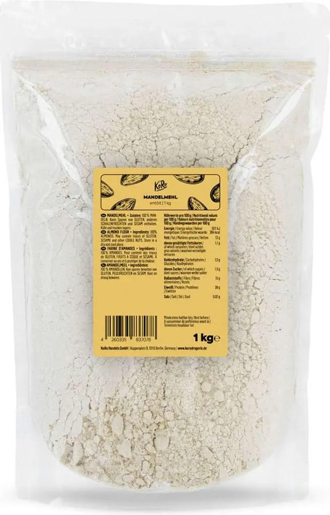 KoRo I Partially defatted almond flour 1 kg 1000g