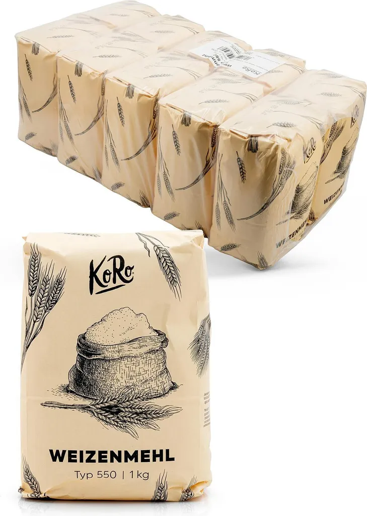 KoRo I Wheat flour type 550 10 x 1 kg