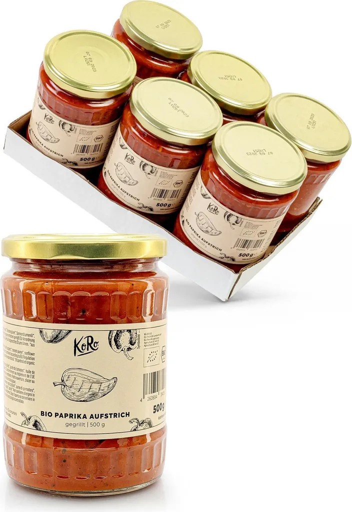 KoRo | Paprika Spread Roasted Pepper 6 x 500 g