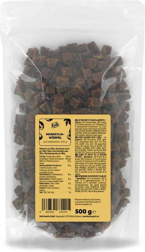 KoRo | Passion Fruit Cubes 500g