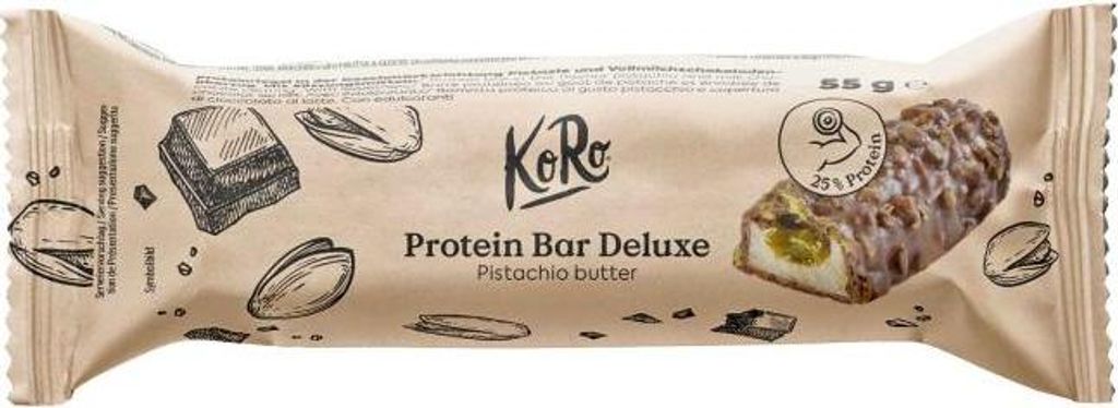 KoRo | Protein Bar Deluxe with Pistachio Butter 55 g