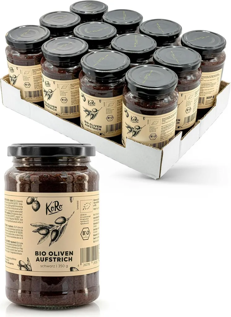 KoRo | Black Olive Spread 12 x 350 g