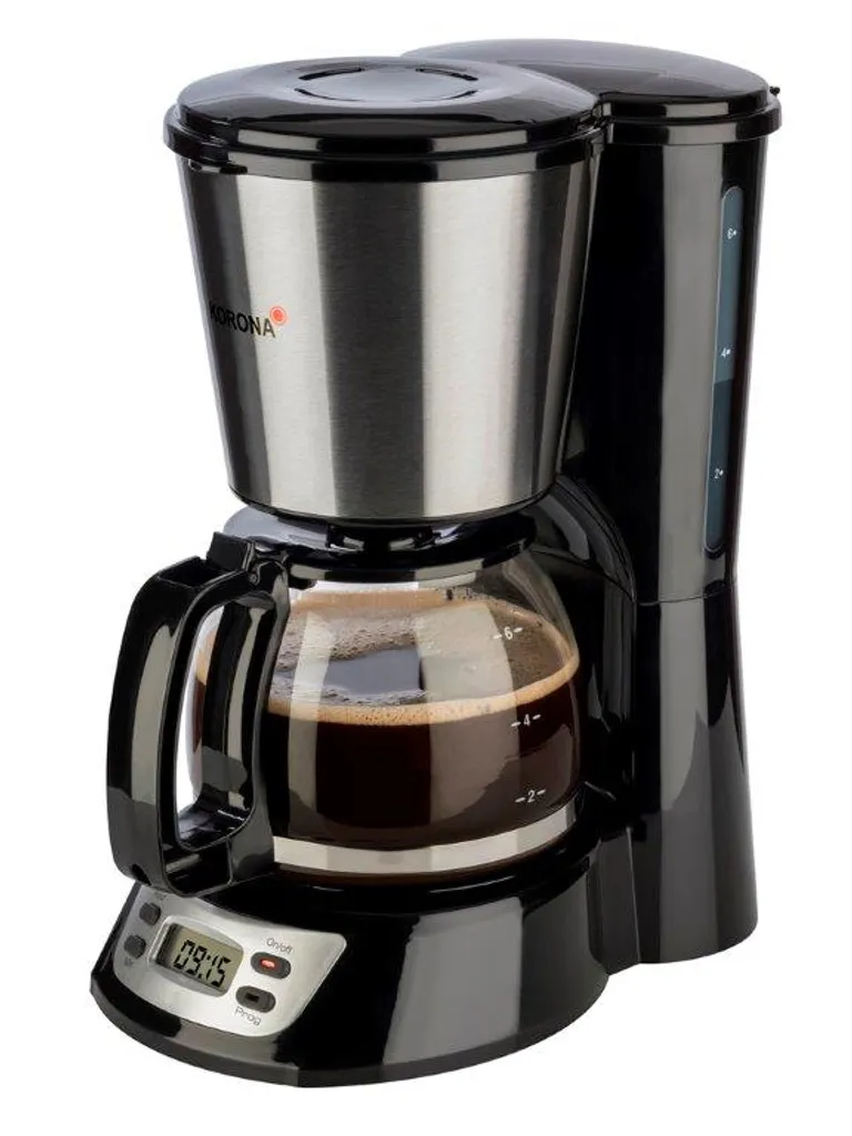 Korona 12113 Coffee Machine, Small Single with Timer Function
