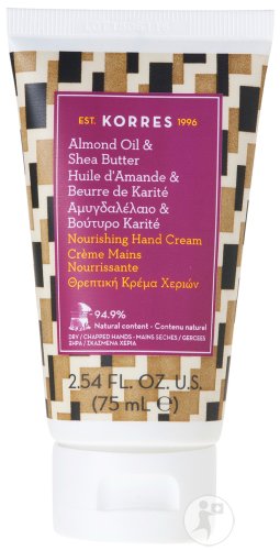 Korres Almond Oil And Shea Butter Nourishing Hand Cream Tube 75ml