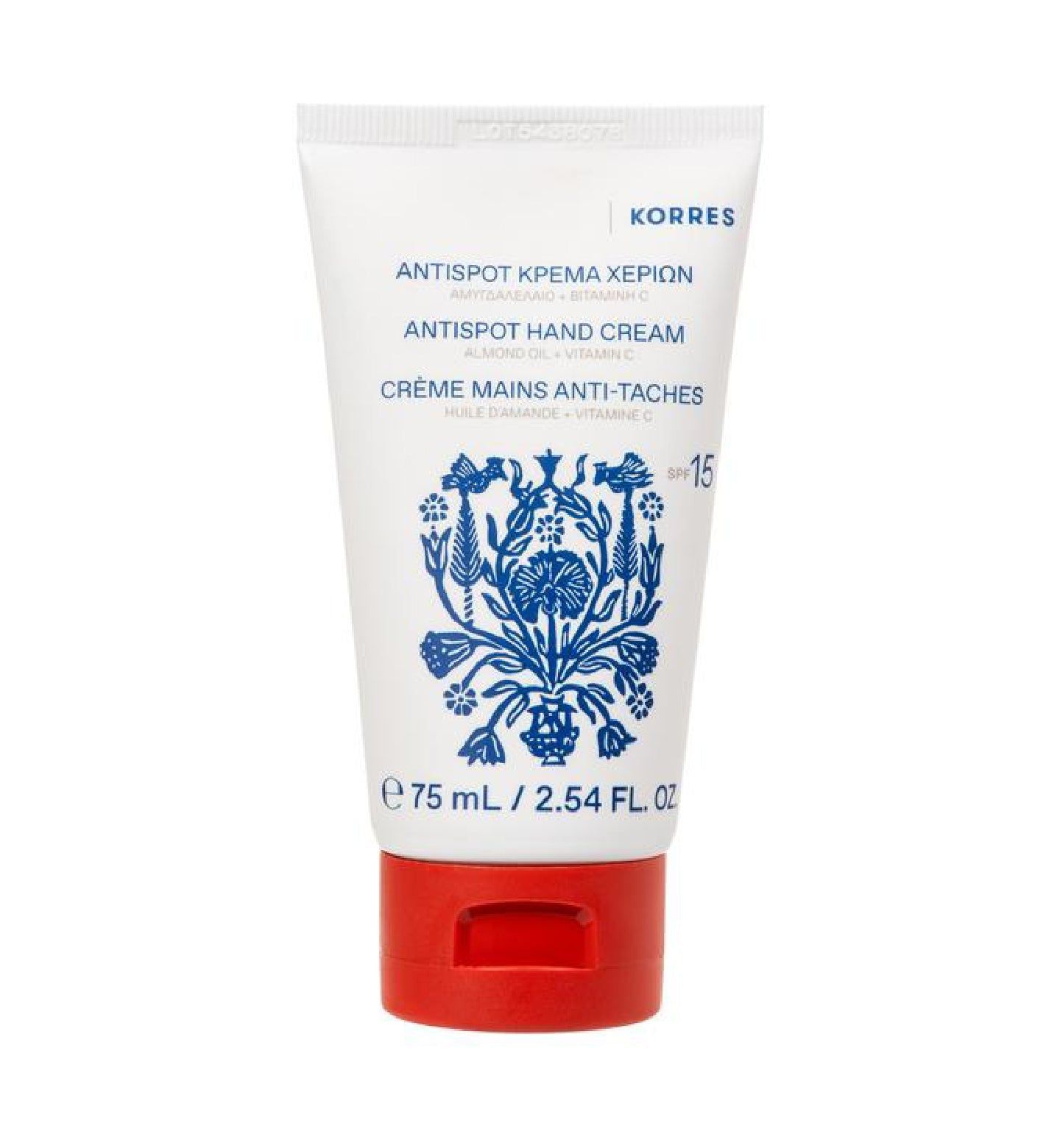 KORRES ALMOND OIL & VITAMIN C Anti-Spot Hand Cream SPF 15, 75 ml