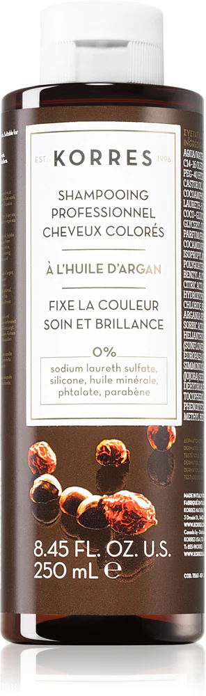 Korres Argan Oil the cleansing shampoo for colored hair