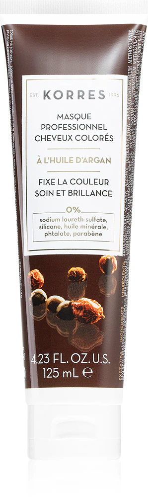 Korres Argan Oil mask with nourishing effect for colored hair