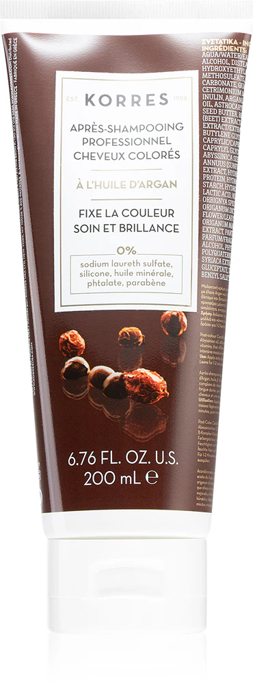 Korres Argan Oil purifying conditioner for colored hair