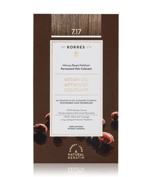 KORRES Argan Oil Advanced Hair Color / Medium Blonde Beige 7.17