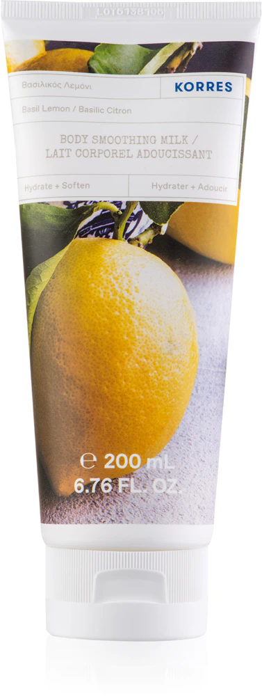 Korres Basil Lemon refreshing body milk
