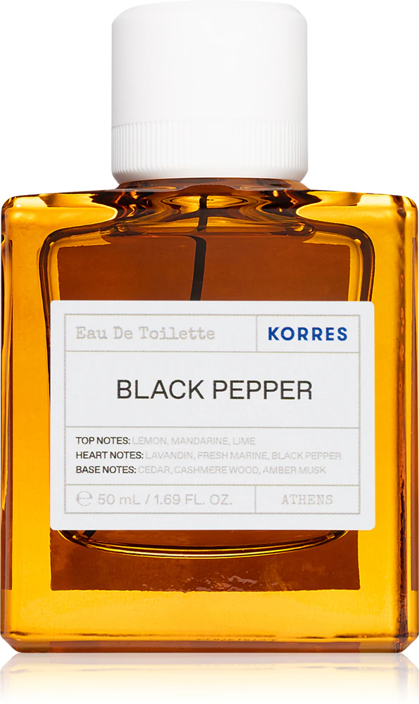 Korres Black Pepper Eau de Toilette for men
