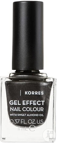 Korres Gel Effect nail polish Moonstone Gray 96 bottle 11ml