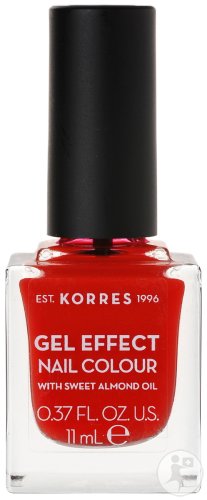 Korres Gel Effect Nail Color 48 Coral Red 11ml