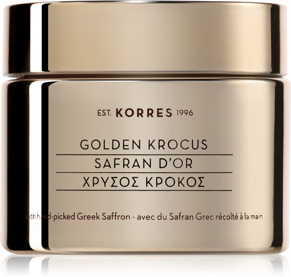 Korres Golden Krocus regenerating face cream against the signs of aging