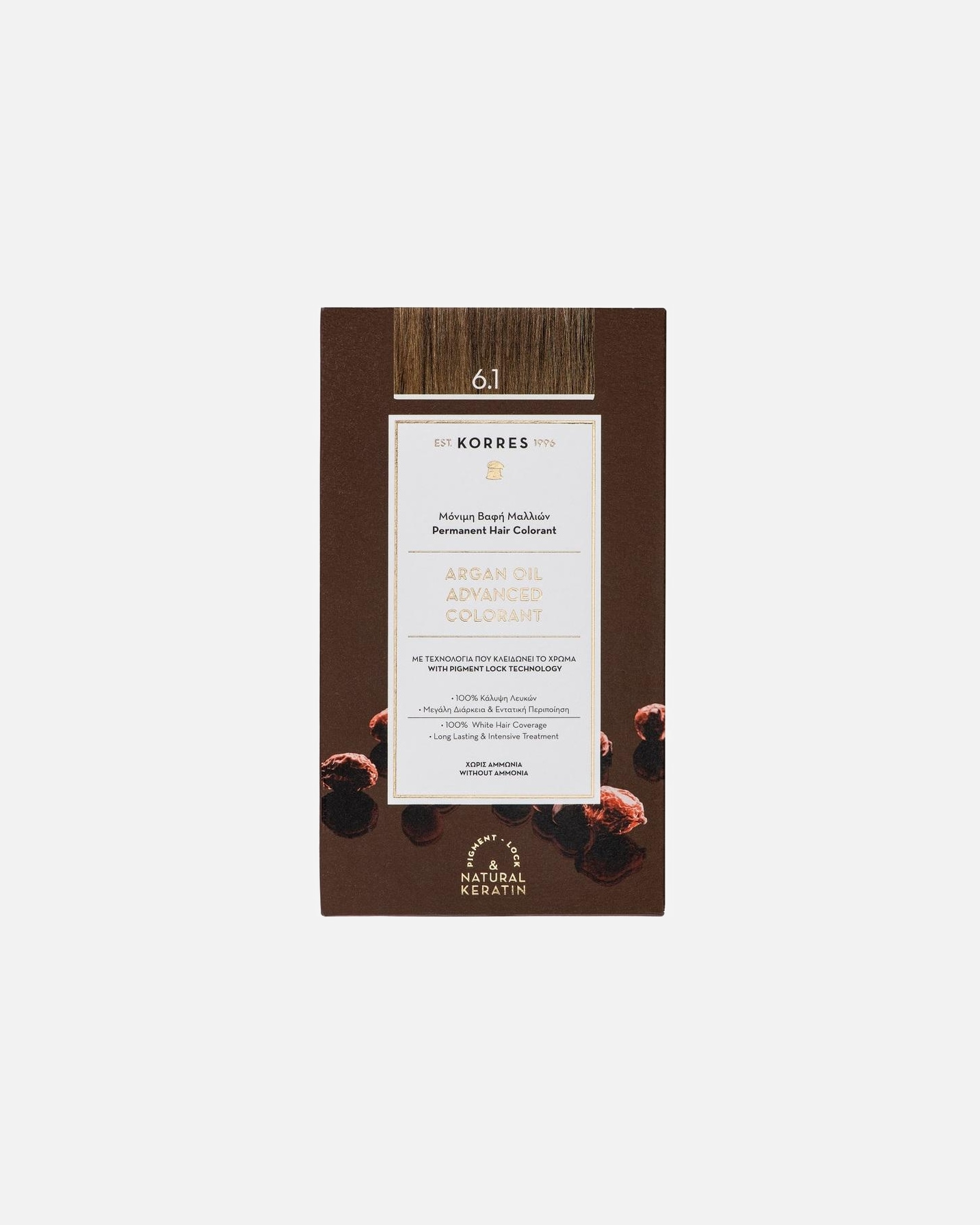 KORRES hair color ARGAN OIL Highly developed hair coloration
