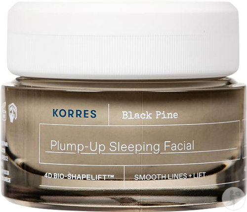 Korres KF Black Pine Plumping 4D BioShapeLift Night Cream Pot 40ml