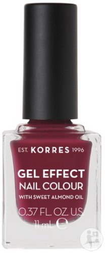 Korres Km Gel Effect Nail Polish 74 Berry Addict 11ml