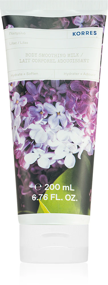 Korres Lilac body lotion with floral scent