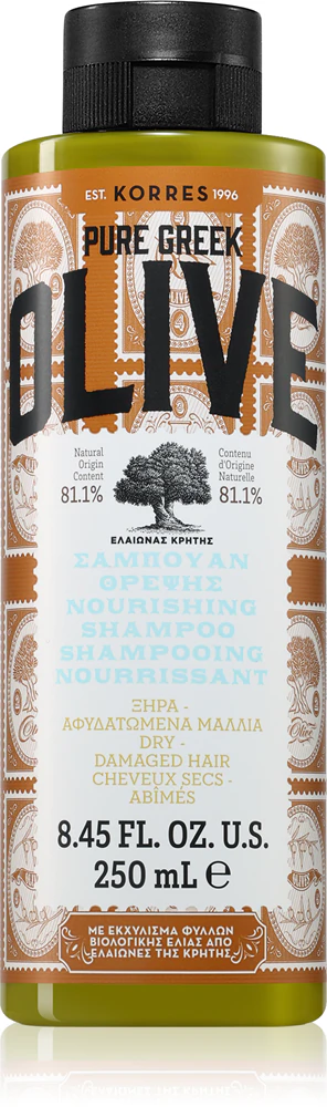 Korres Pure Greek Olive Shampoo for dry and damaged hair