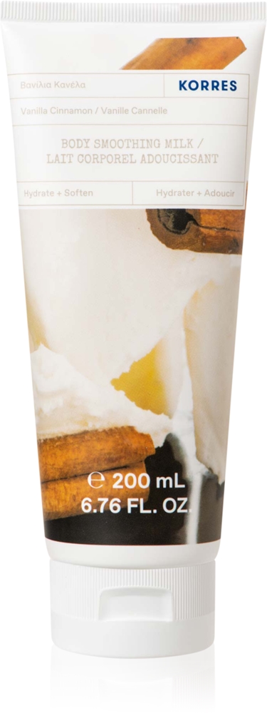 Korres Vanilla & Cinnamon nourishing body lotion with almond oil