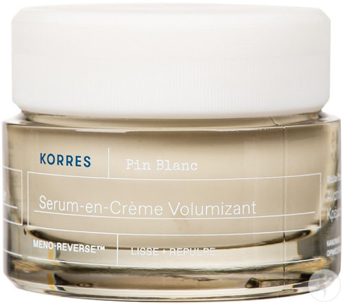 Korres White Pine Serum-En-Creme with Volumizing Effect for Combination Skin, 40ml Jar