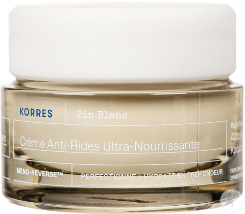 Korres White Pine Ultra-Nourishing Anti-Wrinkle Cream Dry Skin Jar 40ml