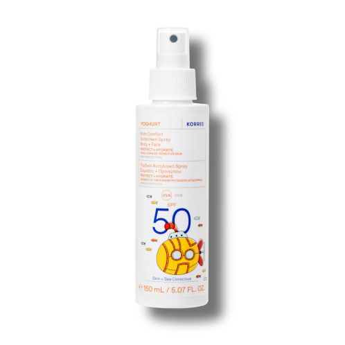 KORRES Yoghurt Komfort Sonnenschutzspray für Kinder SPF50 150 ml