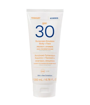 KORRES YOGHURT Sonnenschutz-Emulsion für Körper und Gesicht SPF30