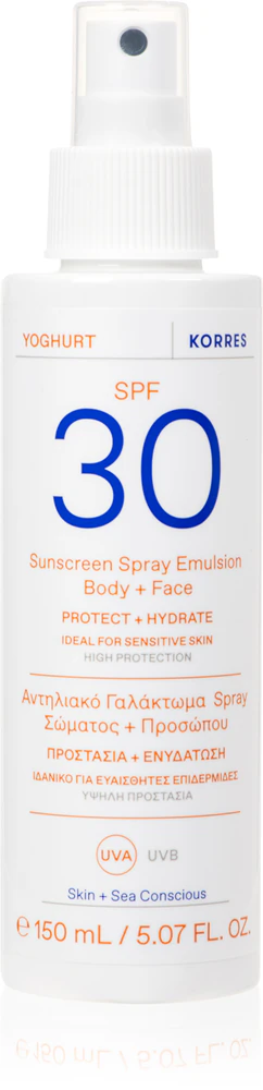 Korres Yoghurt Sunscreen Tanning Emulsion Spray