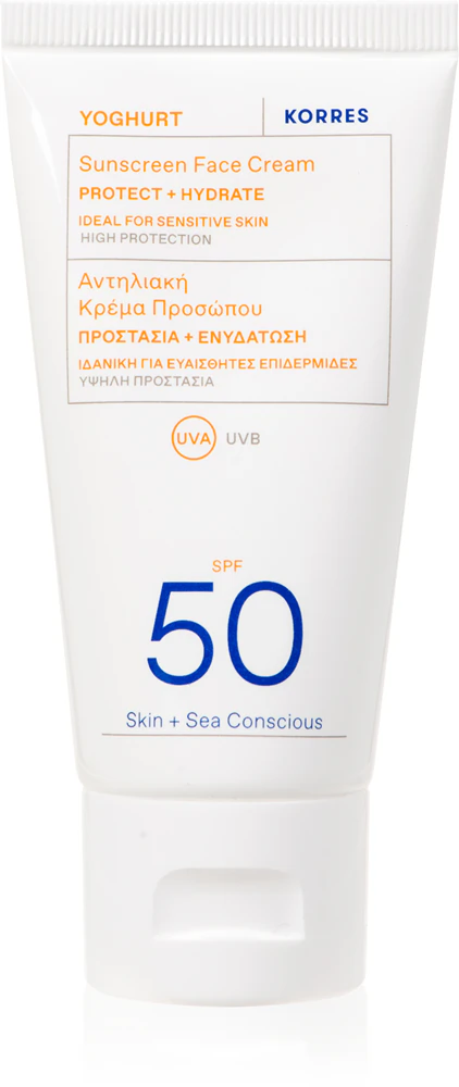 Korres Yoghurt Sunscreen facial sunscreen with moisturizing effect