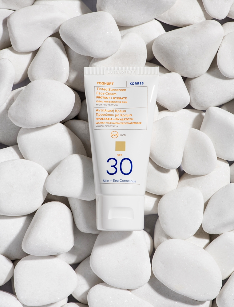 Korres Yoghurt Tinted Sunscreen tinting sunscreen