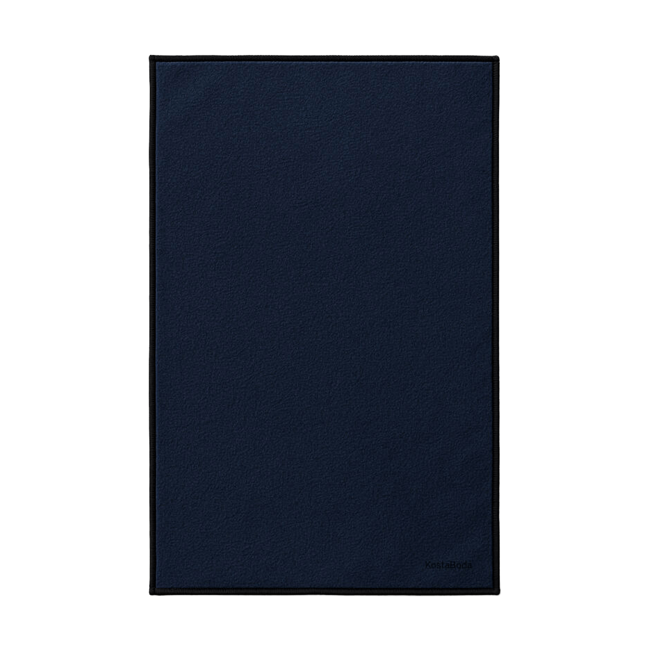 Kosta Boda glass care set sleeve, blue, one size