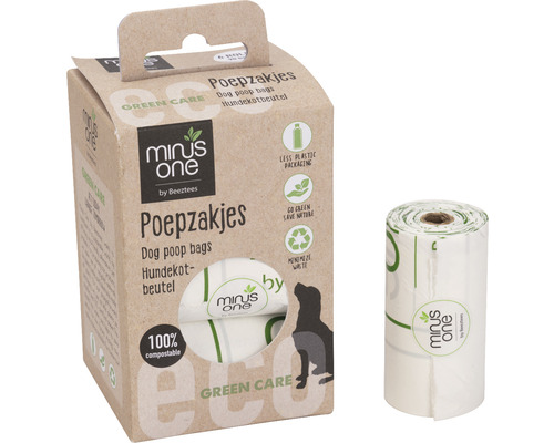 Poop bags beeztees Minus one 6 x 15 pcs.