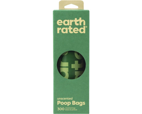Earth rated poop bags 300 pieces can be individually removed
