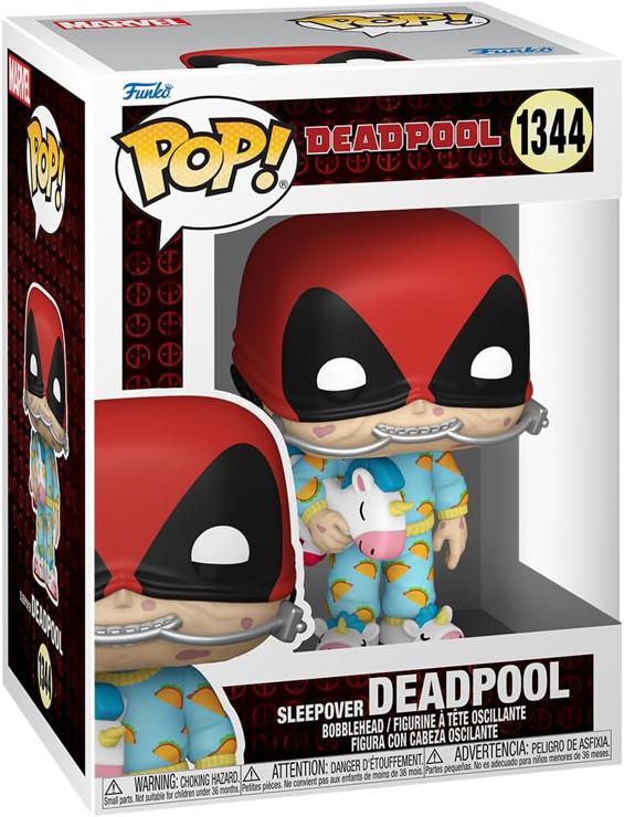 Funko POP! Marvel: Deadpool - Sleepover Party Guest - Vinyl Collectible Figure - Official Merchandise - Toys for Kids & Adults - Marvel Fans and Display