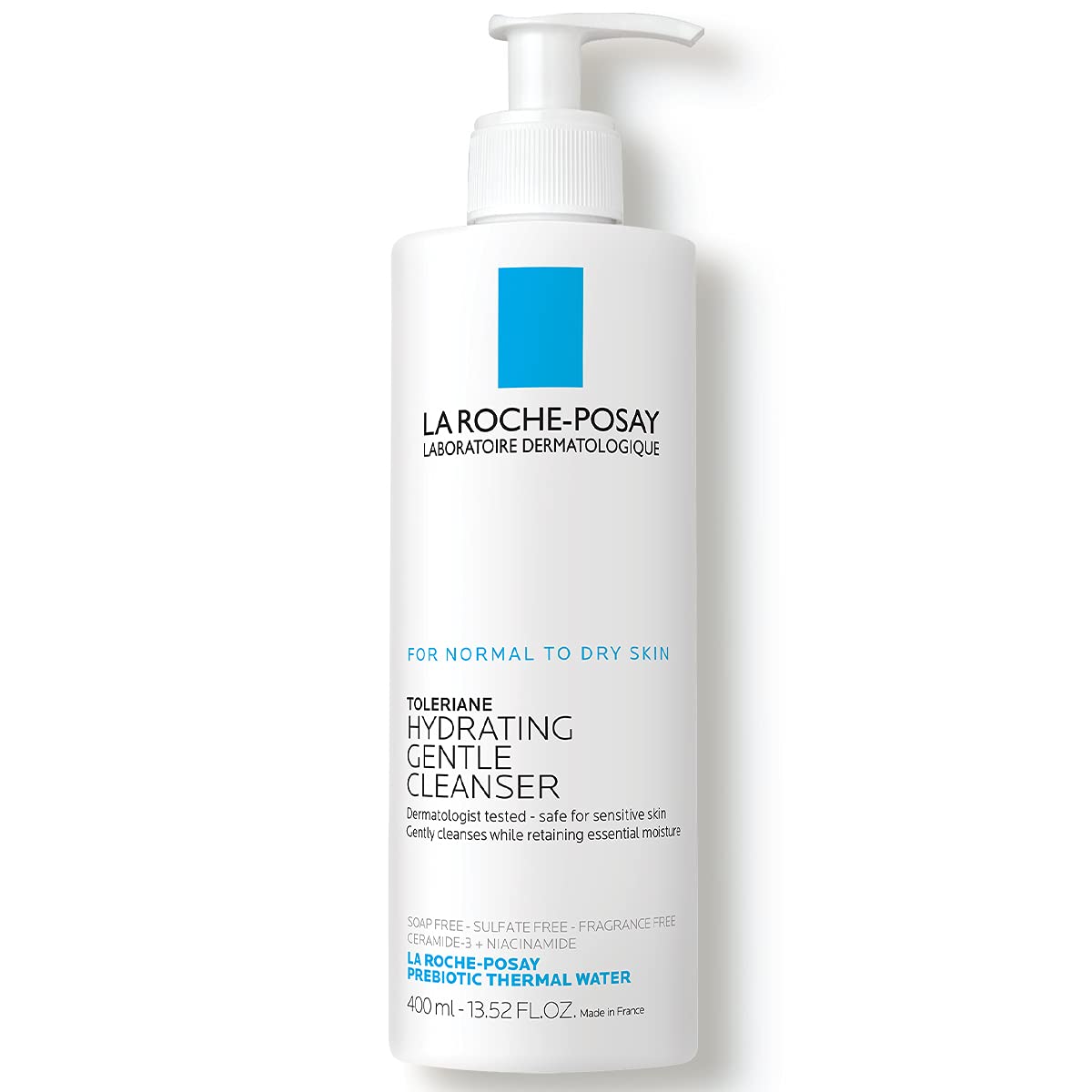 La Roche Posay Facial Make-Up Remover Pack of 1 (1 x 400 ml), colour ‎no