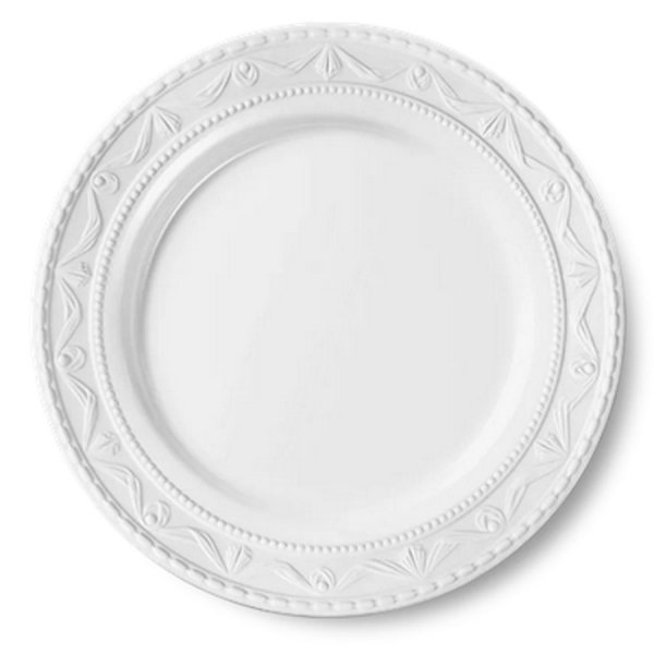 KPM Plate Kurland Blanc Nouveau (22cm)