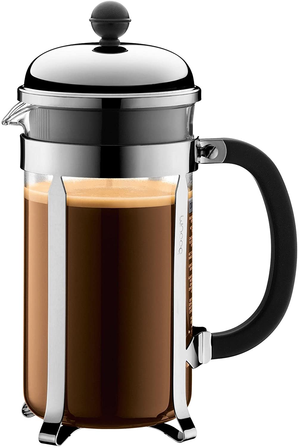 Bodum Chambord Coffee Maker (French Press System, – Stainless Steel Frame)