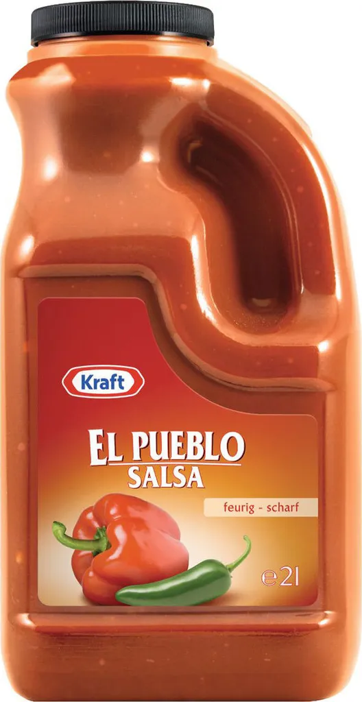 HEINZ Kraft El Pueblo Salsa fiery hot Mexican style 2000ml