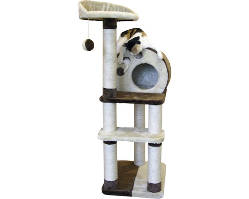 Kerbl Planet X scratching post 40x50x127 cm brown-beige