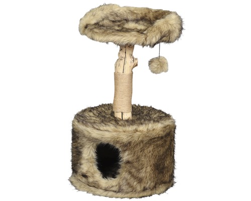 Hornbach Ruby scratching post including play ball Ø 45 x 78-88 cm brown
