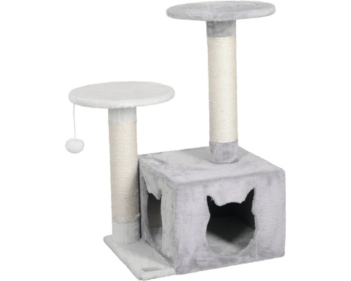 Kerbl Scratching post Saphir light 50x38x80 cm gray
