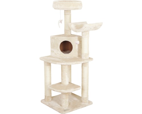 Kerbl Scratching post zirconia 50x50x130 cm beige