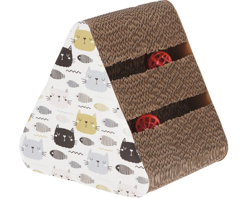 Kerbl Boon scratching board with separate CatNip bag 26x22x26 cm